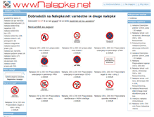 Tablet Screenshot of nalepke.net